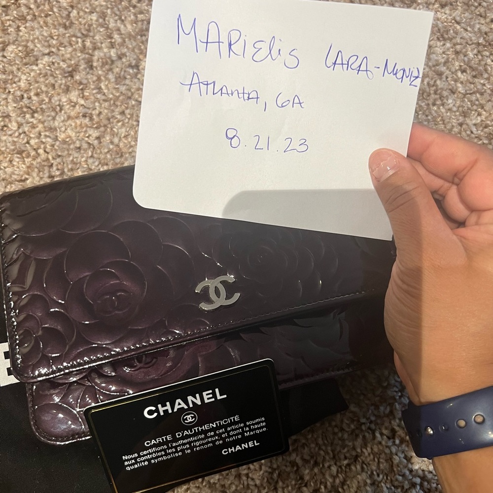 Authentic Chanel WOC camelia
